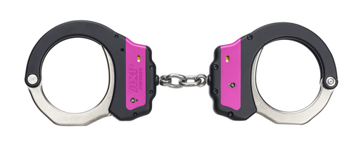 ASP Ultra Cuffs Chain Identifier (Steel) Pink