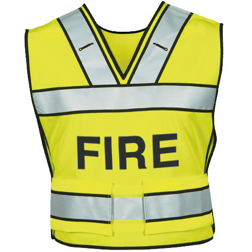 BLAUER SAFETY VEST BREAKAWAY HI-VIS FIRE