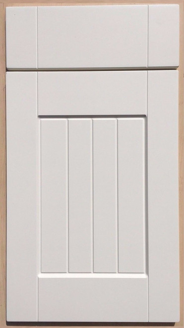 Matt Cream Replacement Kitchen Unit Cupboard Door Compatible with Howdens Burford 115mm x 497mm