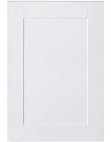 Matt White Howdens Stornoway Kitchen Bead and Butt Kitchen Door Frontal
