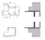 Howdens Style Square Cornice Pelmet 40 x 30