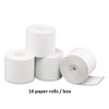 2 1/4" x 165ft Thermal Receipt Paper Roll - White - 50 Rolls/box
