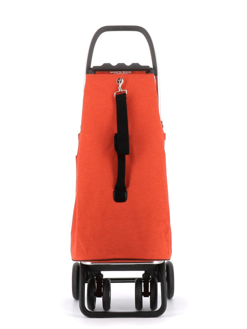 Carro Rolser de 4 ruedas con bolsa mandarina y sistema plegable de aluminio