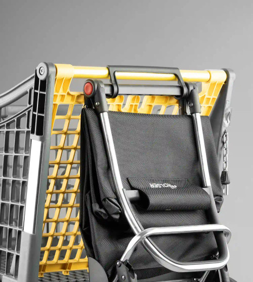Carro Rolser acoplado a carrito de supermercado