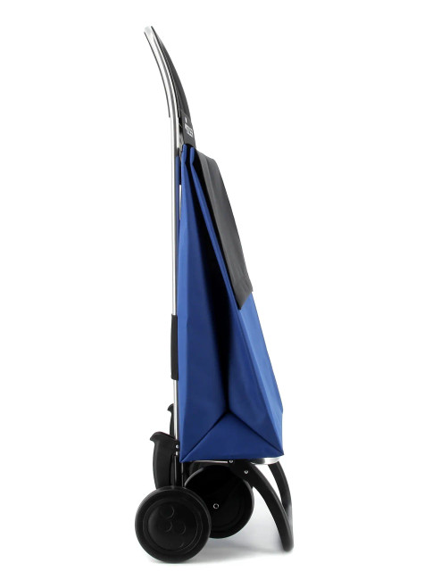 Perfil lateral del carro Rolser azul y negro