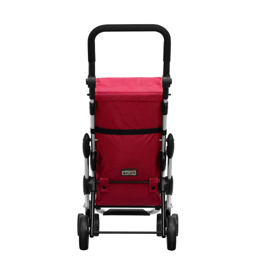 Parte trasera del carro Playmarket go up color rojo
