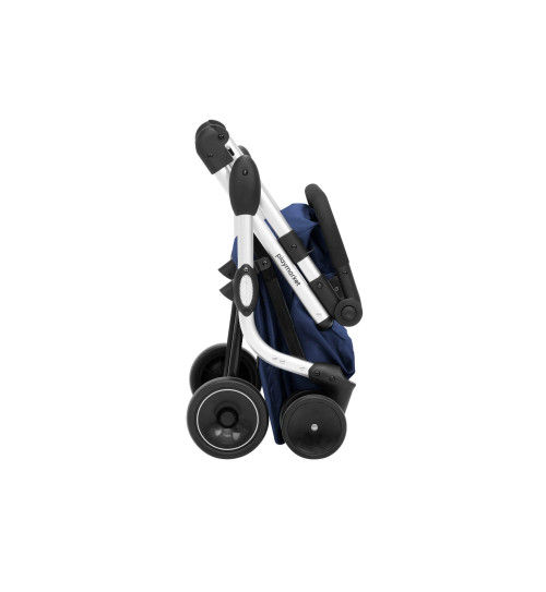 Carro Playmarket we go color navy plegado vista lateral compacta