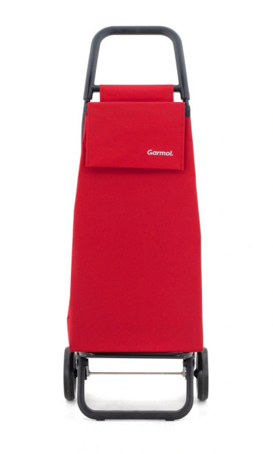 Carro de compra rojo Garmol ster vista frontal con solapa