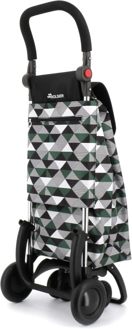 Carro Rolser I-Bag Sahara 4.2 Plus Tour kaki vista trasera en ángulo