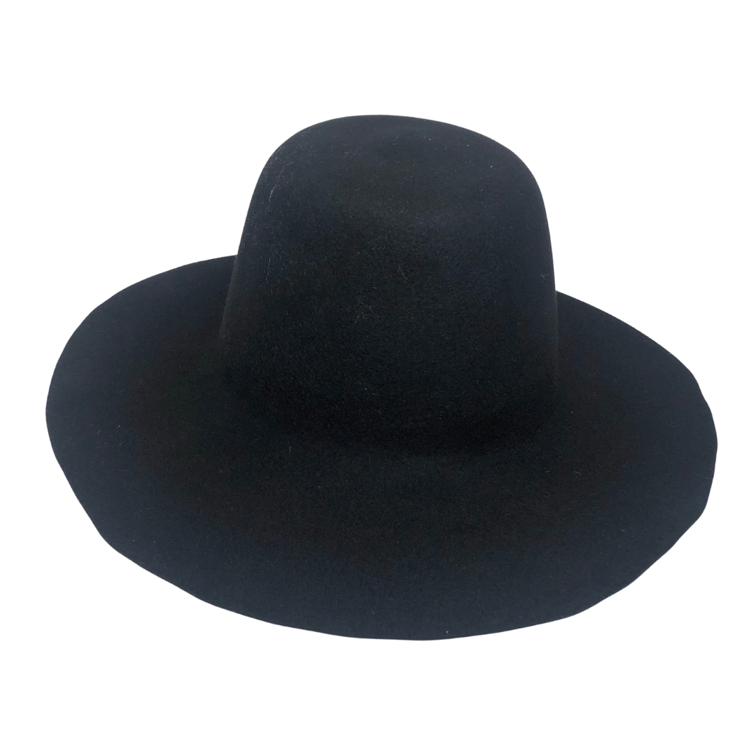 Millinery Beaver Felt Hat Blanks Black Heavy Wool Felt Hat Blank