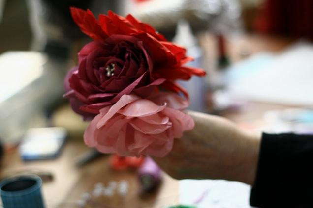 French Silk Flower Making
