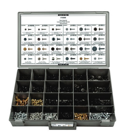 Hex Head & License Plate Screw Assortment