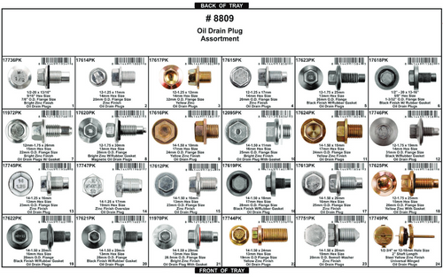 Oil Drain Plug Master Assortment