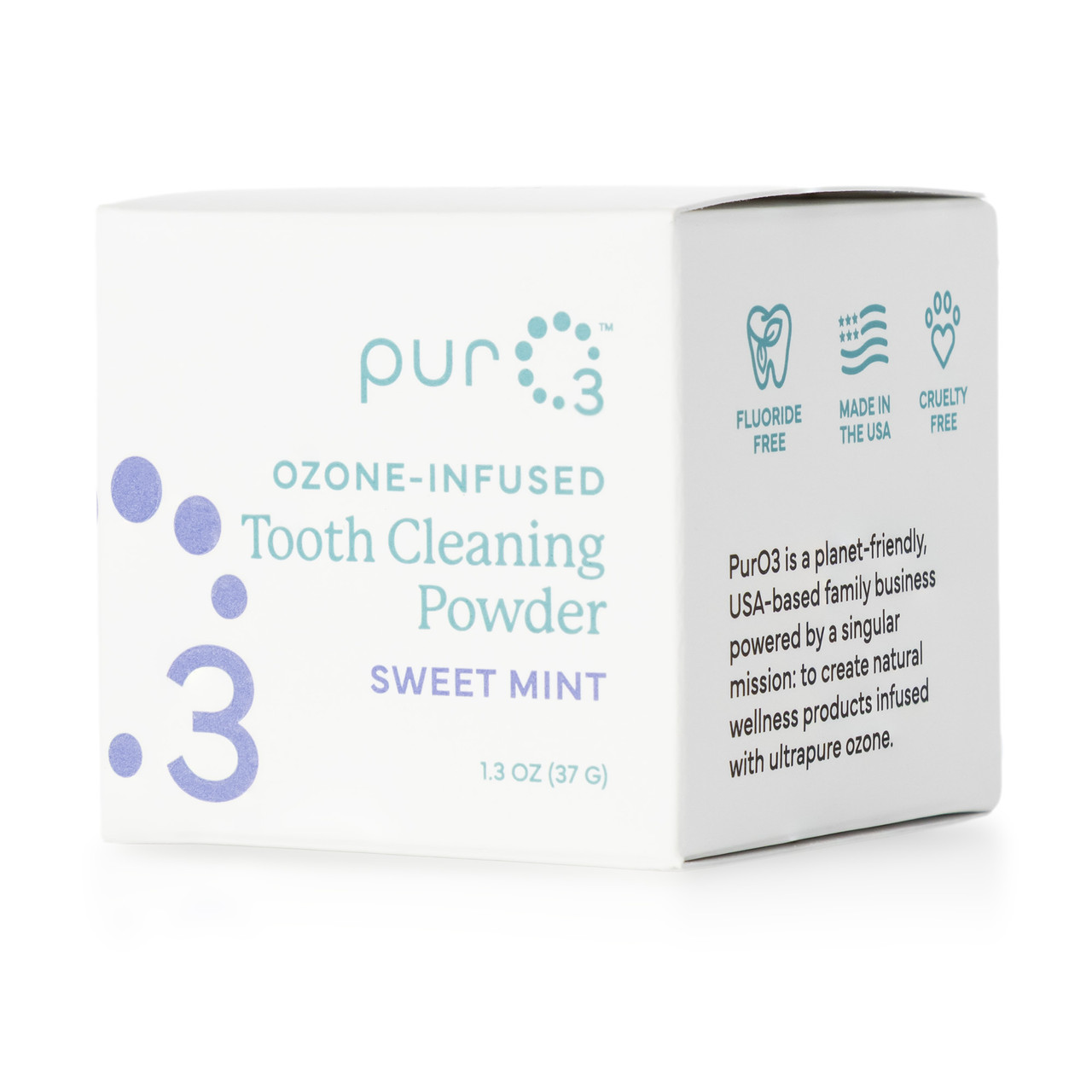 PurO3 Ozonated Tooth Cleaning Powder