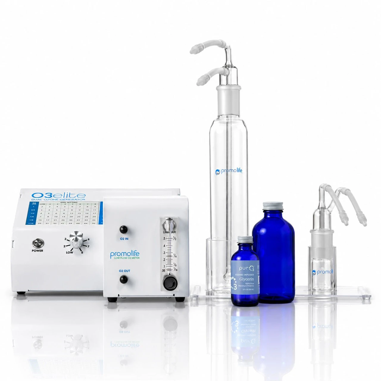 Deluxe Ozonated Glycerin Package for creating ozone-infused glycerin