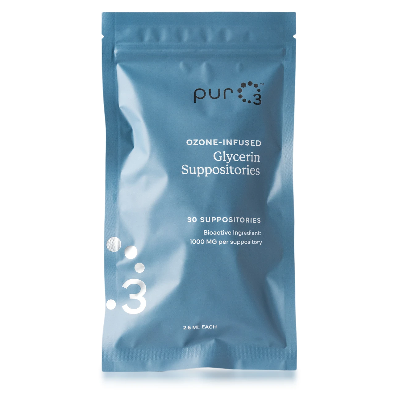 PurO3 Ozone-Infused Glycerin Suppositories