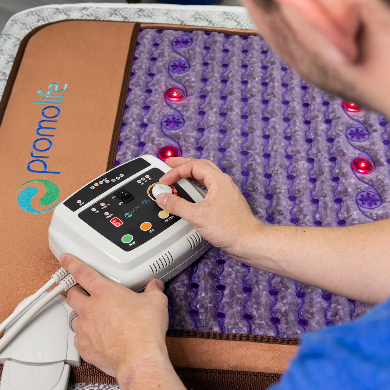 Far Infrared Amethyst Mat Pro with PEMF & LED