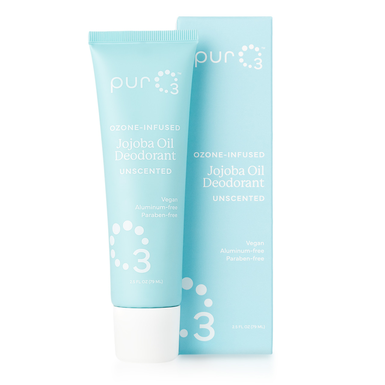 PurO3 Ozonated Oil Roll On Deodorant – Jojoba Unscented