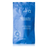 PurO3 Methylene Blue Suppositories - 20 Count