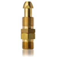 Bullnose adapter for oxygen tanks