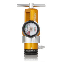 CGA 870 Gold Low Flow Oxygen Tank Regulator