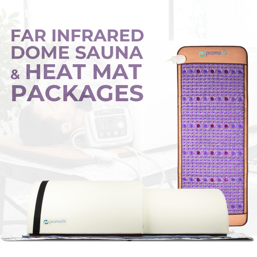 Far Infrared Dome Sauna and Heat Mat Package