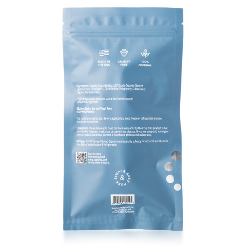 PurO3 Ozone-Infused Glycerin Suppositories