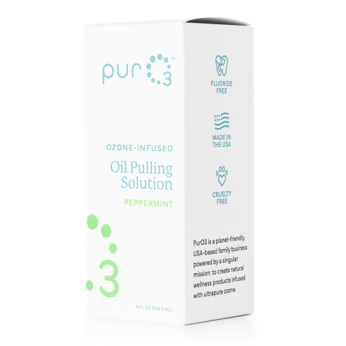 PurO3 Oil Pulling Solution with Peppermint