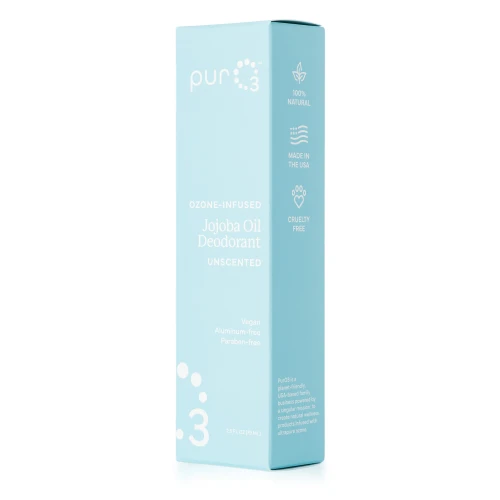 PurO3 Ozonated Oil Roll On Deodorant – Jojoba Unscented