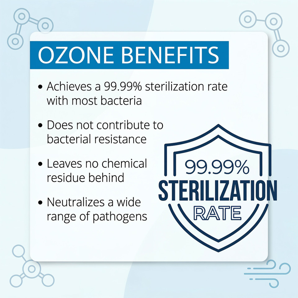Why ozone is the clear choice for sanitation and oral care