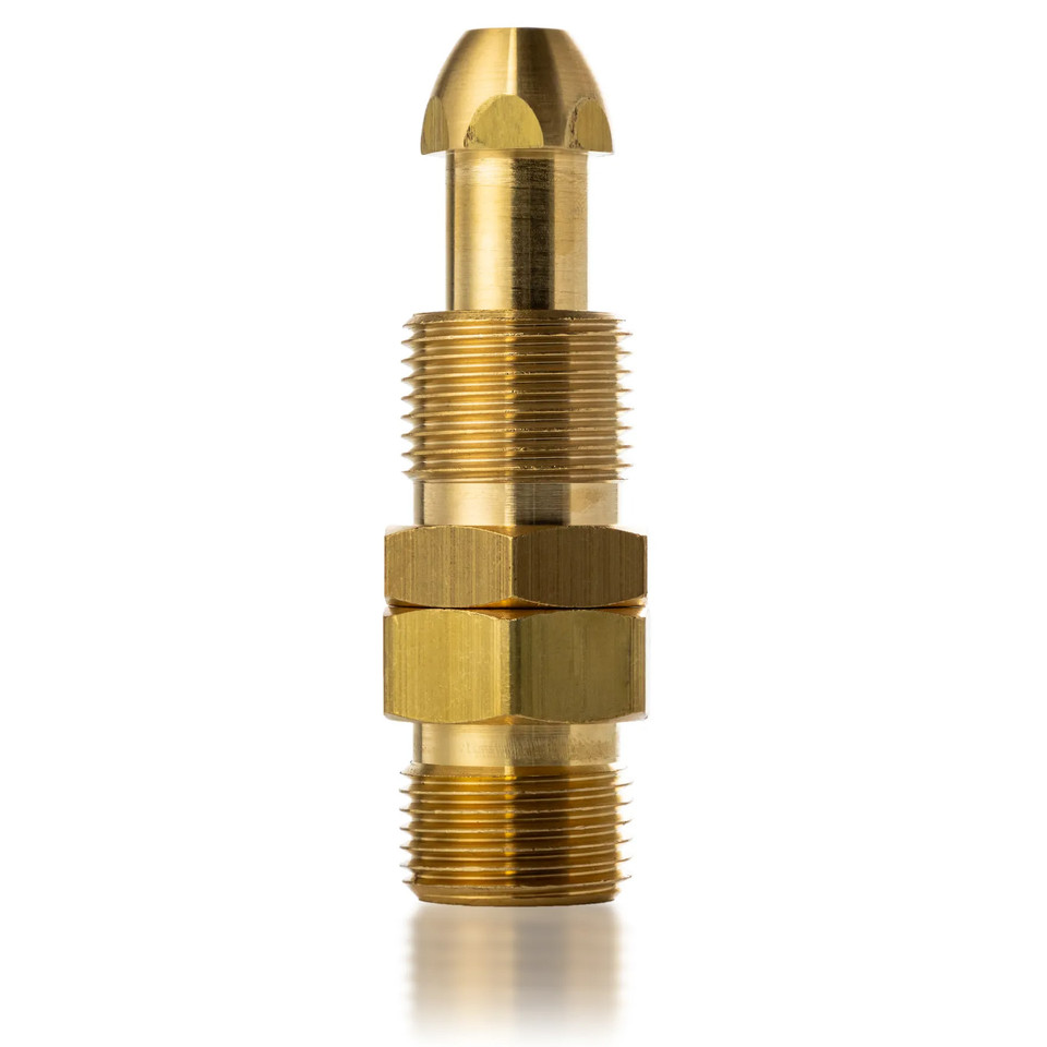 Bullnose adapter for oxygen tanks