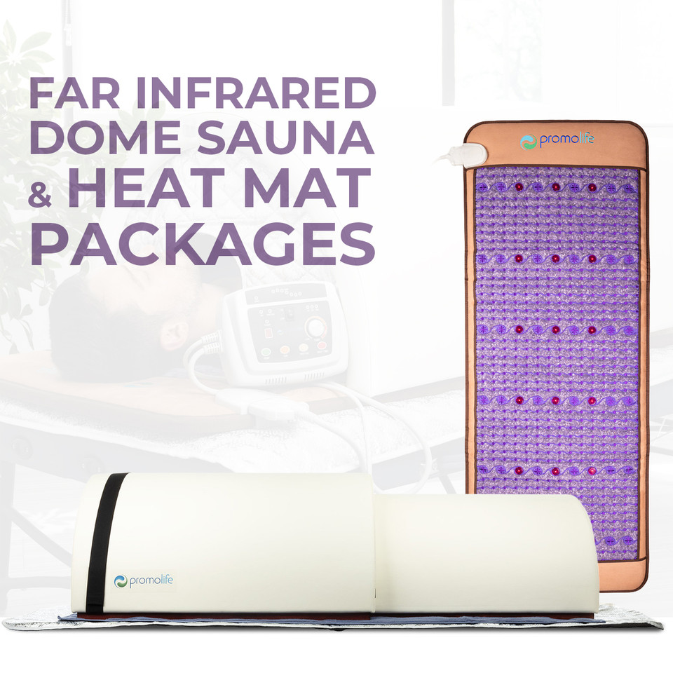 Far Infrared Dome Sauna and Heat Mat Package