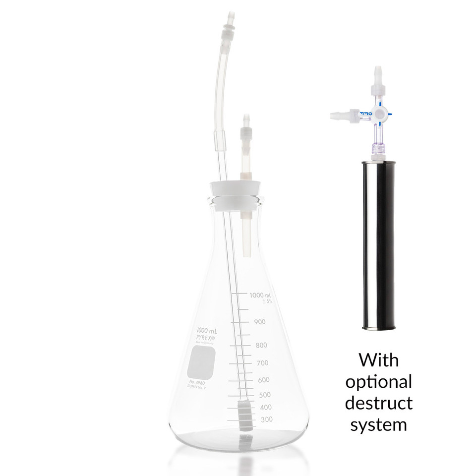 1000ml Ozone Water Bubbler w/Silicone Stopper