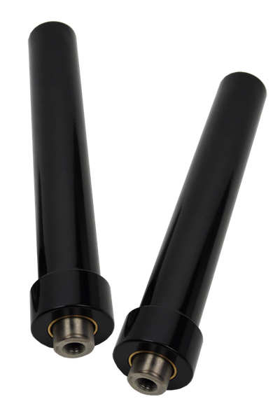 8" Black Cylinders (Pair)