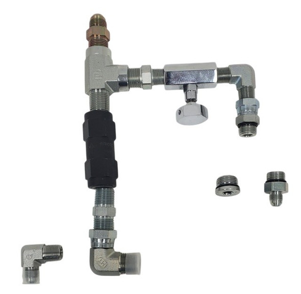 1/2" Single Sq. Dump Fitting Kit w/ 3/8" Return (Dump Not Included)