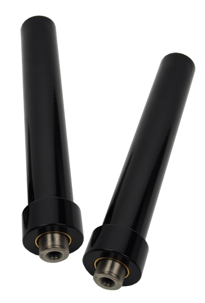 8" Black Cylinders (Pair)