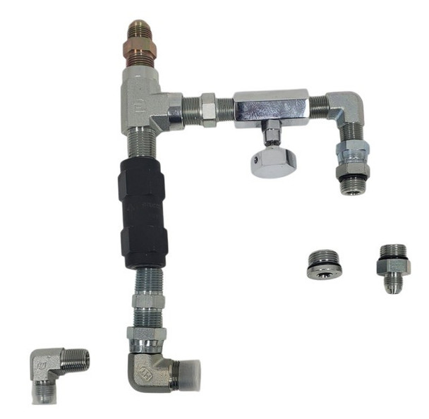 1/2" Single Sq. Dump Fitting Kit w/ 3/8" Return (Dump Not Included)