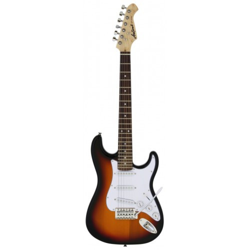 Aria STG MINI SB electric guitar 3 tone sunburst