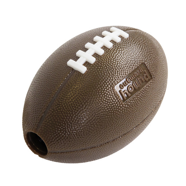 Planet Dog Orbee-Tuff Football Treat-Dispensing Dog Chew Toy