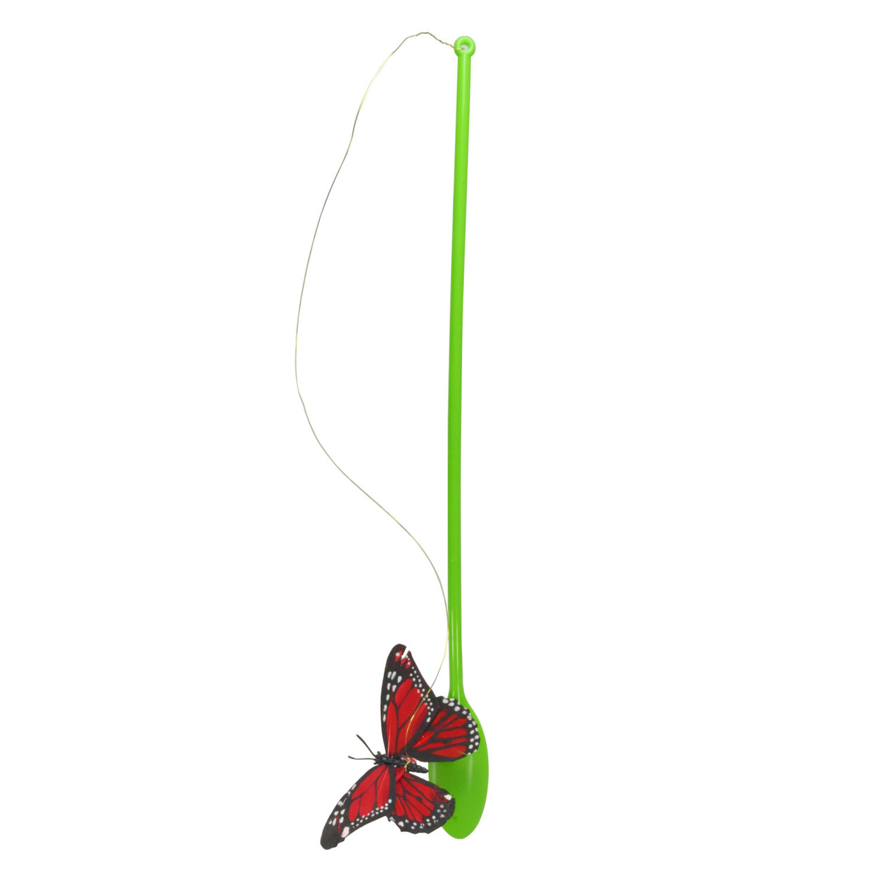 butterfly cat toy wand