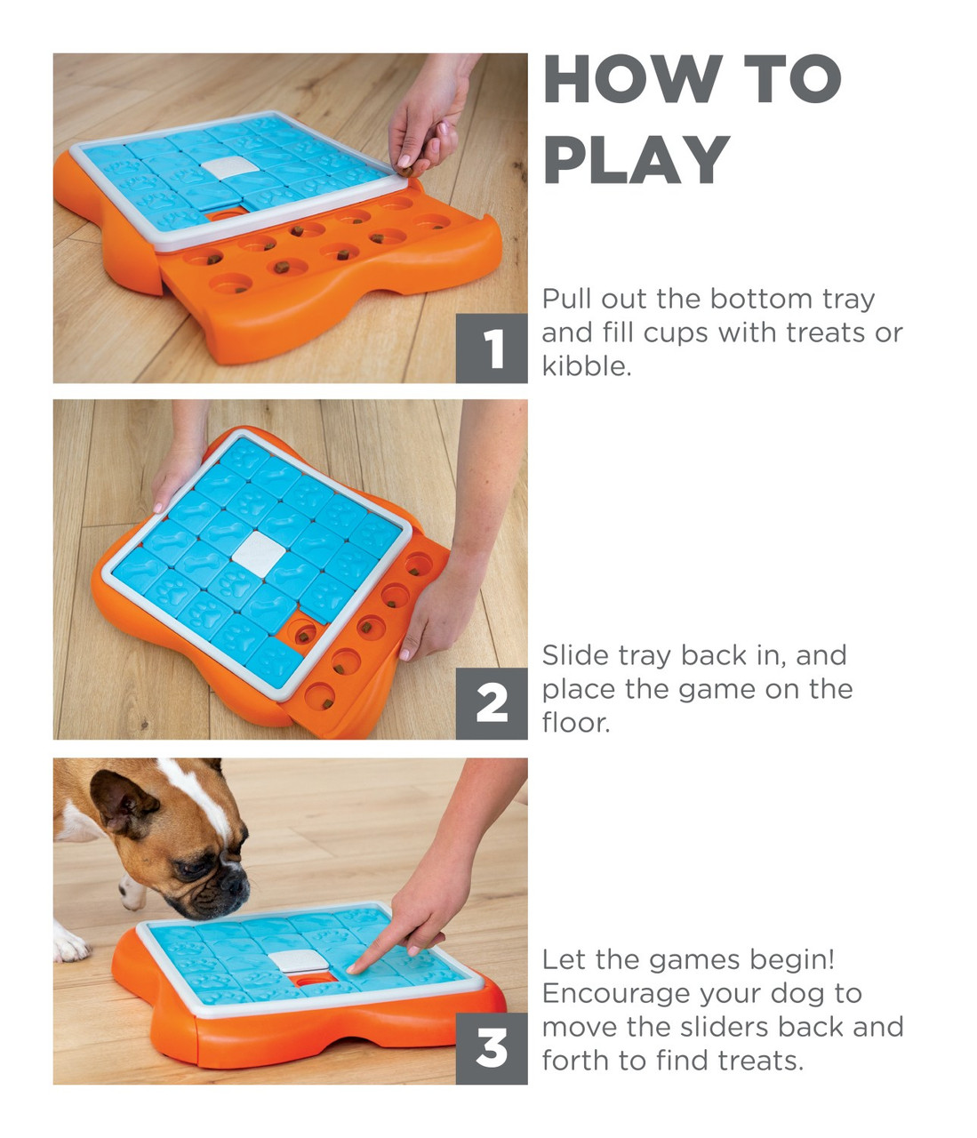 Nina Ottosson by Outward Hound Lickin' Layers Jogo de quebra-cabeça  interativo para cães e alimentador lento