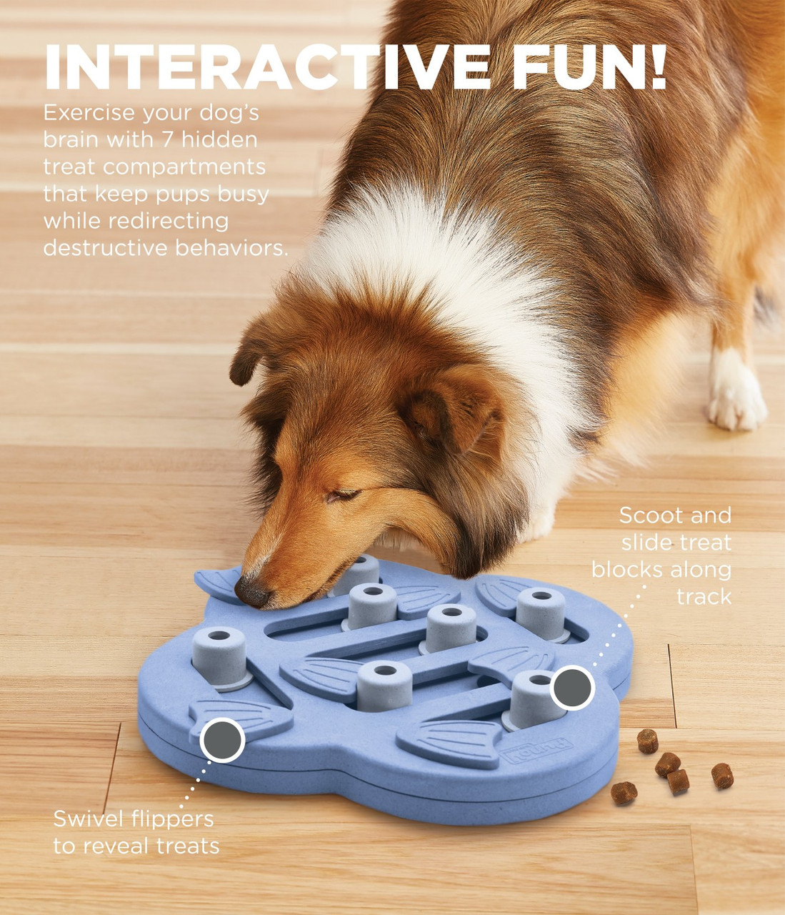 Outward Hound, Nina Ottosson Hide n' Slide Interactive Puzzle Game Toy –  DogToyStuffz