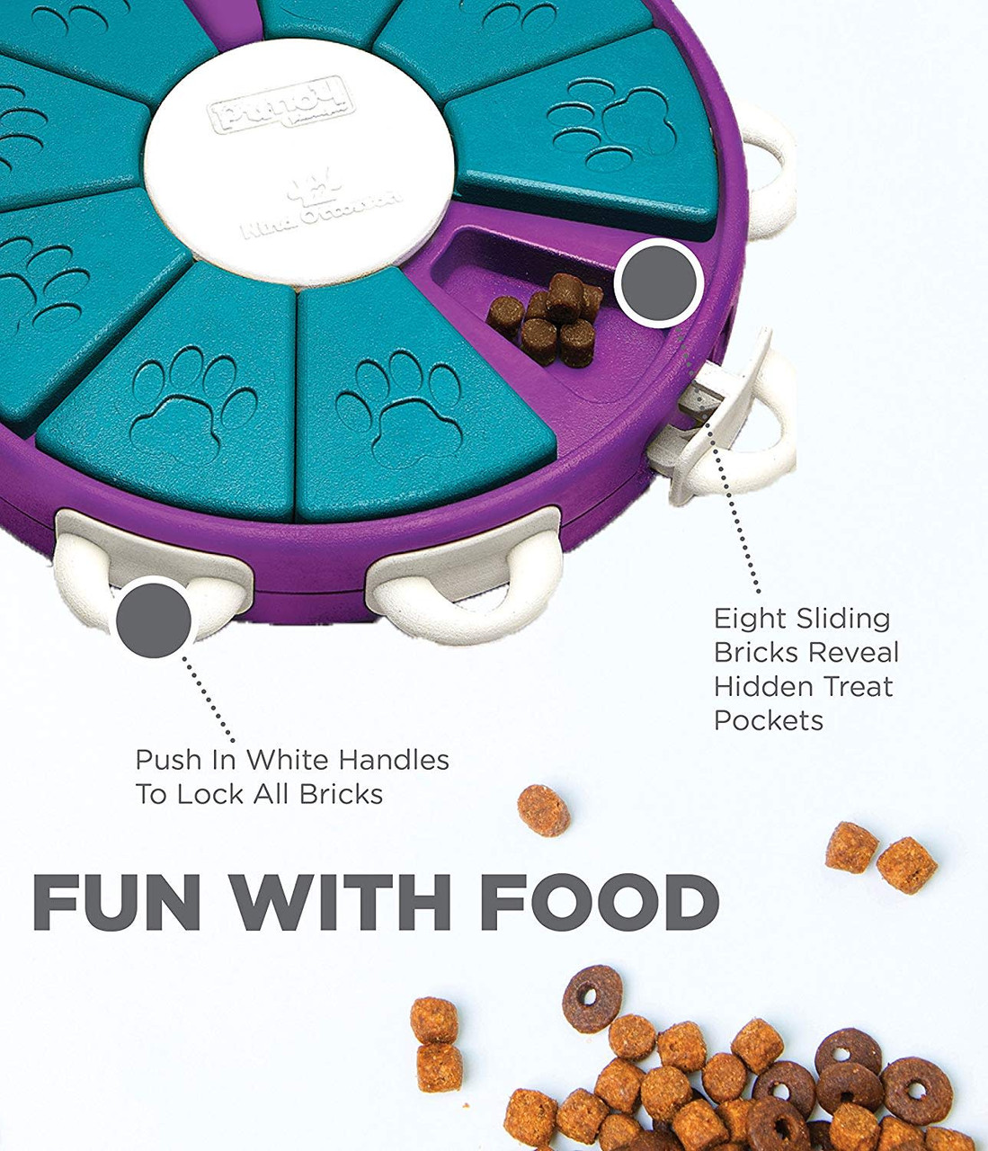Outward Hound Nina Ottosson Treat Maze Interactive Treat Puzzle Dog Toy,  Intermediate