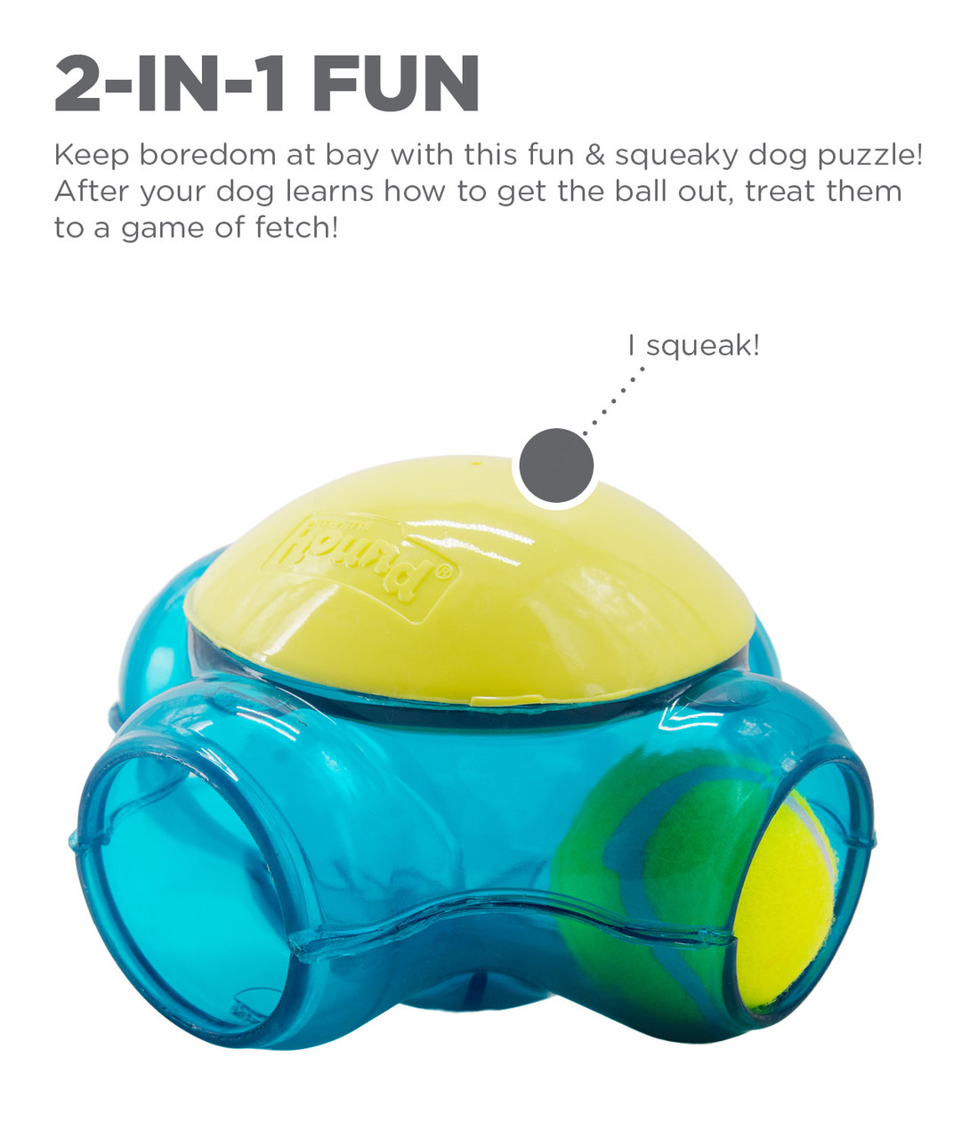 Outward Hound A-Maze Ball Puzzle & Treat Maze Interactive Dog Toy, Green
