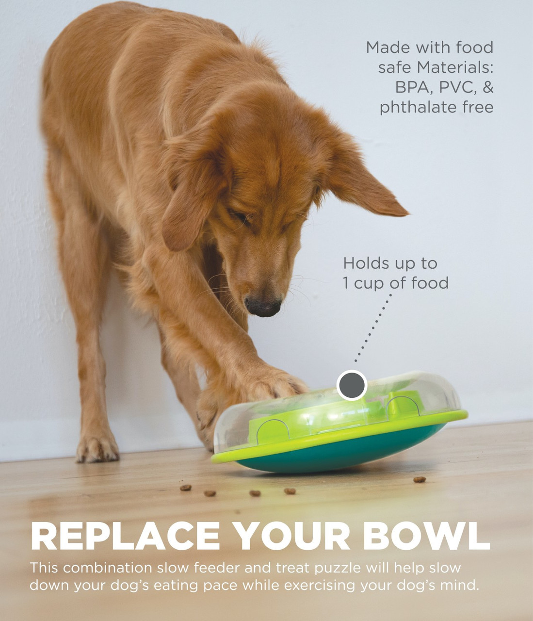 Casse tête pour chien Jouet interactif Nina Ottosson Wobble Bowl -  Sherbrooke Canin