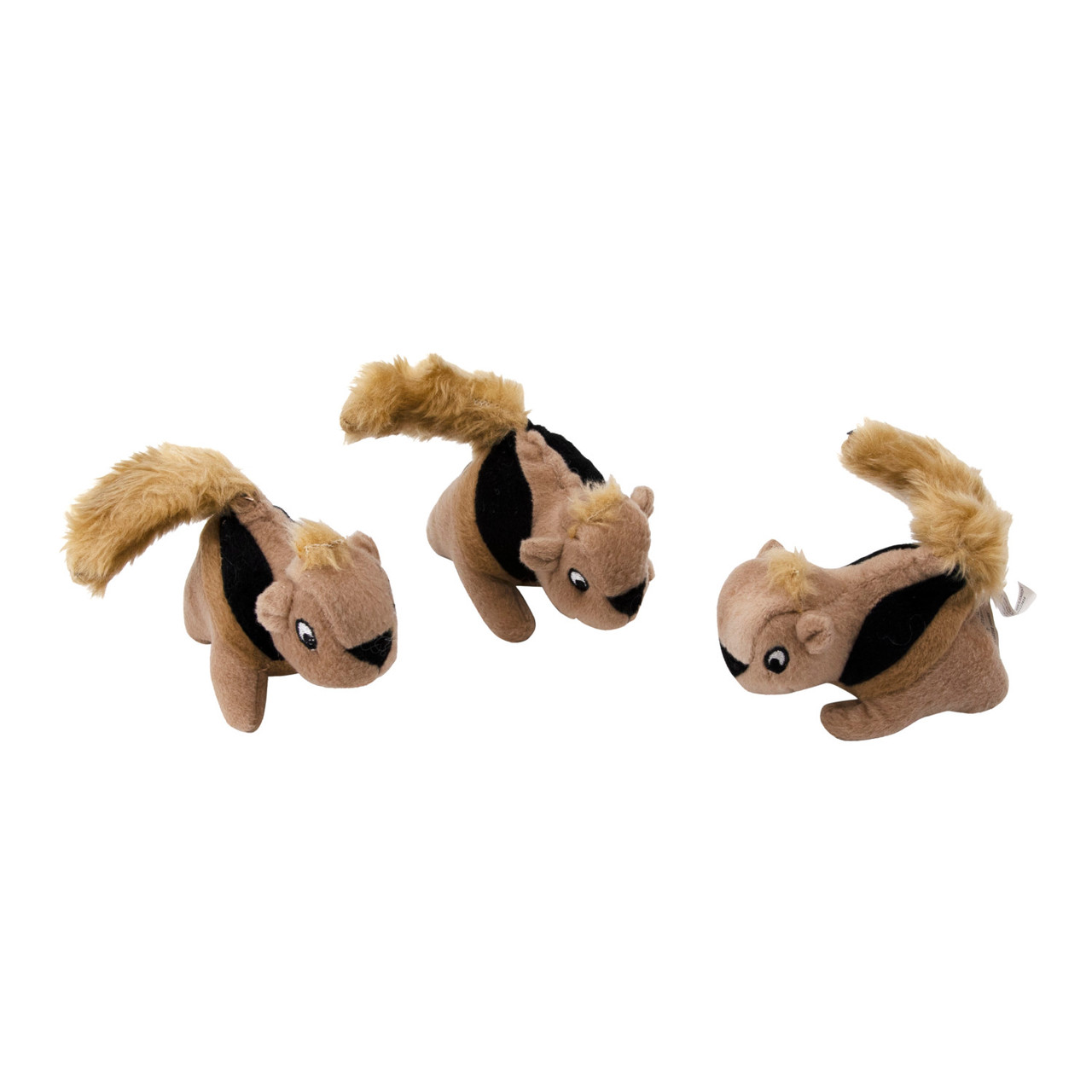 Outward Hound Invincible Dog Toy RACCOON DOG Squeaky DURABLE NO STUFFING 2  Pack