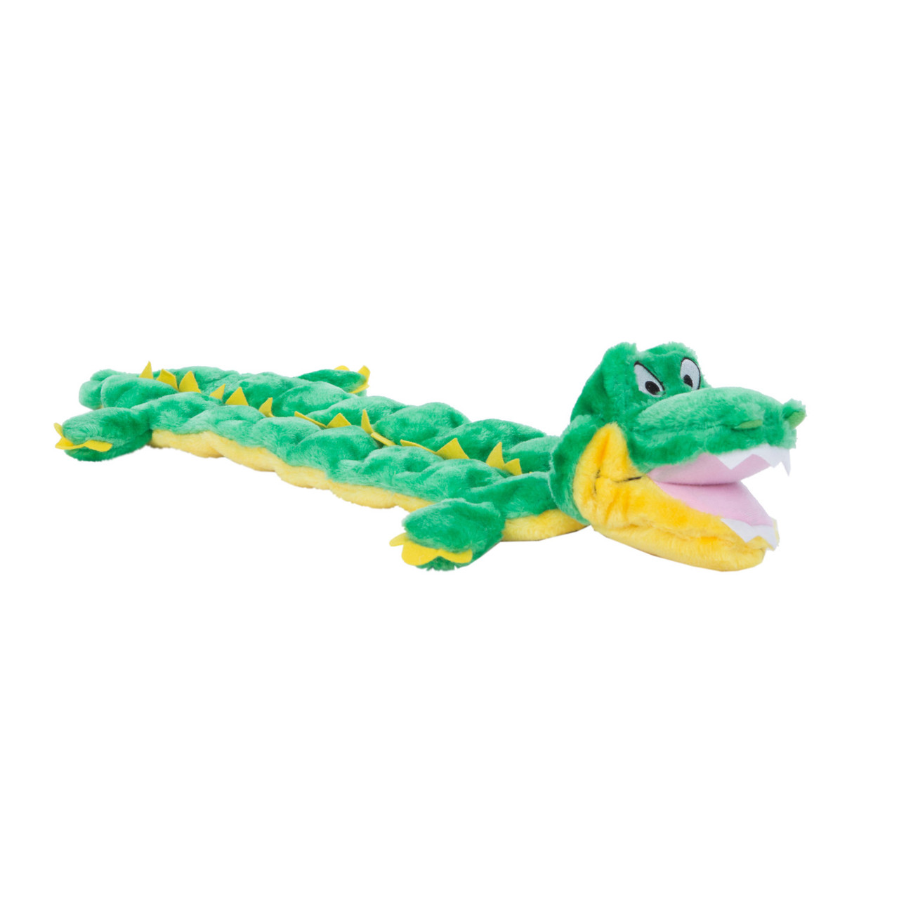 Squeaker Matz Plush Dog Toy, Gator