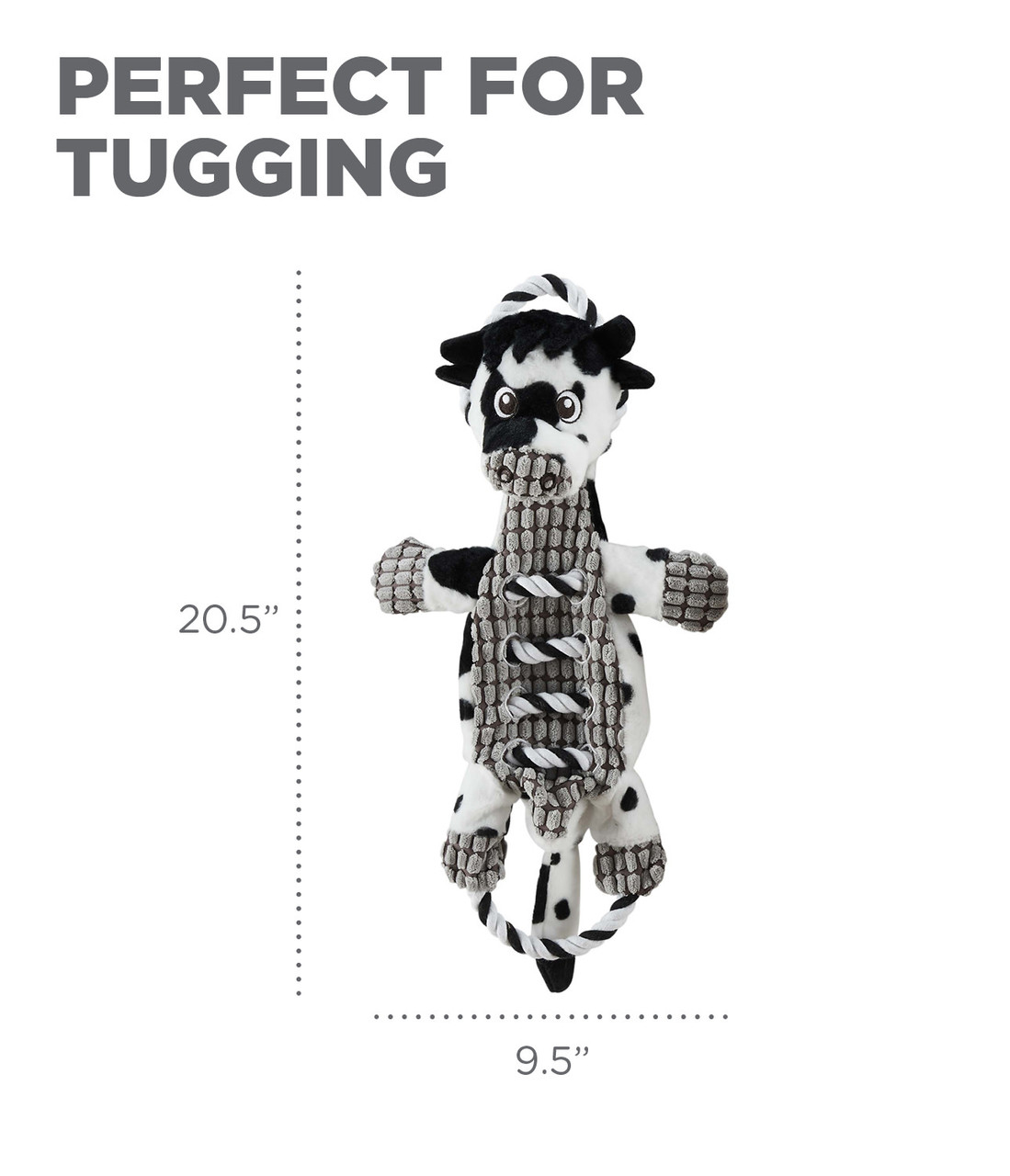 Ropes-A-Go-Go Interactive Plush Tug of War Dog Toy