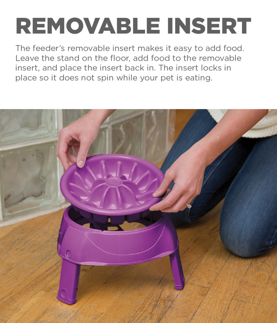 Slow Feeder Insert for Dog Bowl