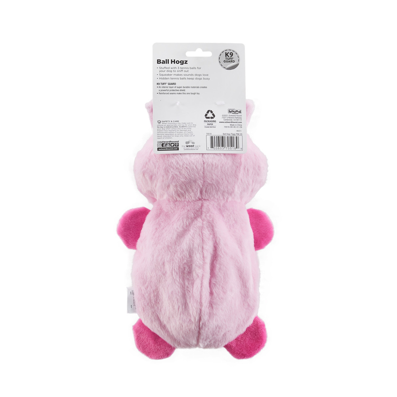 Midlee Hide A Ball Dog Toy - Pink/purple (small) : Target